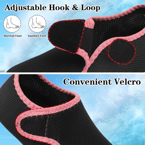 LeIsfIt Water Shoes - Quick-Dry Aqua Socks for Men & Women | Non-Slip Rubber Sole for Beach & Pool