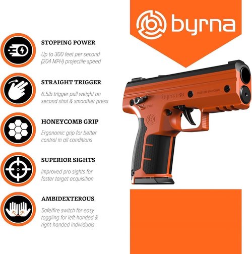 Byrna SD Kinetic Launcher Ultimate Bundle - Non-Lethal Self Defense Projectile | Assembled in The USA