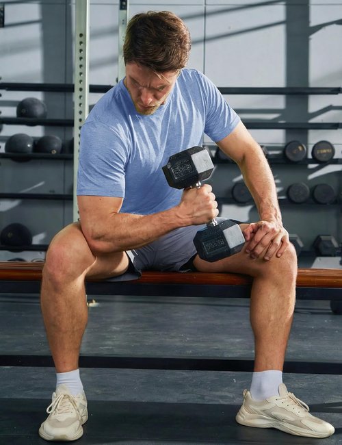 MAGCOMSEN Men's Athletic Workout Shirt - Moisture-Wicking Dry Fit Short Sleeve Tee for Gym & Running
