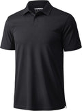 MAGCOMSEN Men's Polo Shirt - Short Sleeve, Breathable Dry Fit for Golf & Casual Wear