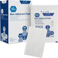 Med Pride Sterile Non-Stick Wound Pads - Highly Absorbent & Painless Removal | 2x3 Inch (Pack of 100)
