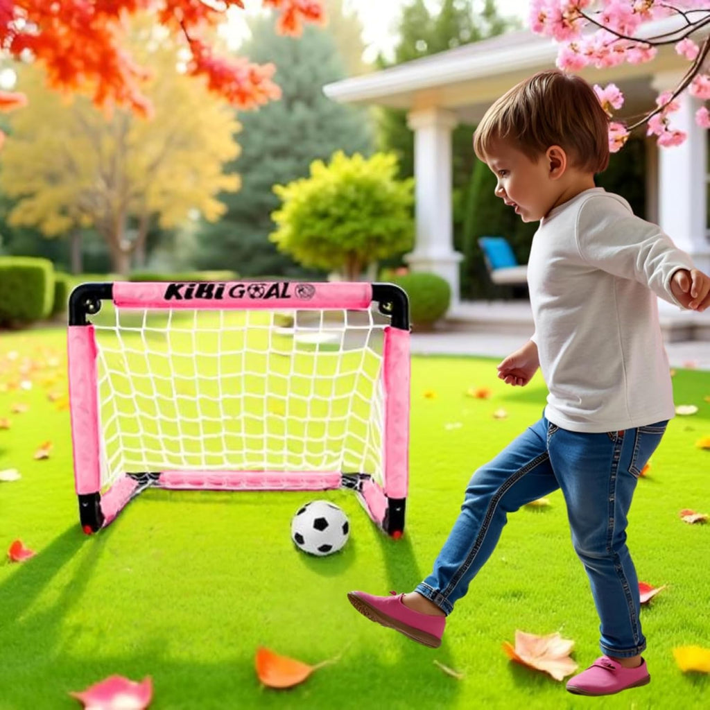 Soccer Goal - Small Foldable Kids' Goal for Indoor/Outdoor Play | Perfect Mini Soccer Gift