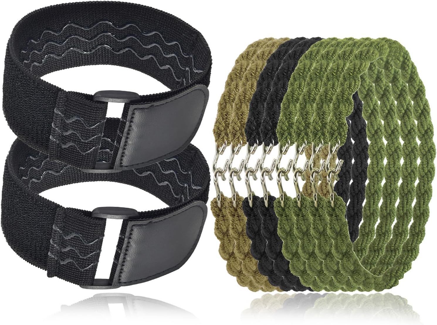 Skiennix Military Boot Blousers - Elastic Boot Bands for Secure Fit | 10PCS/16PCS Options