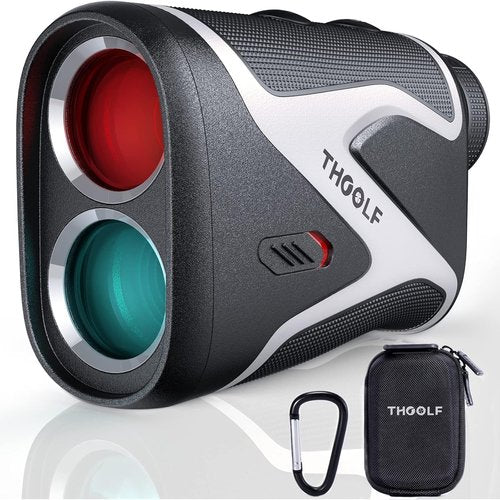 Golf Rangefinder with Slope, THGOLF 1000 Yards USB C Rechargeable Rangefinder Golfing with Flag Acquisition, Pulse Vibration and Fast Focus System, 6X Magnification, ±1 Yard Accuracy (Grey)