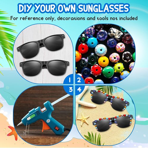 ASTARON 8 Pack Kids' Novelty Sunglasses - Fun Summer Beach Party Favors | Perfect for Goody Bags