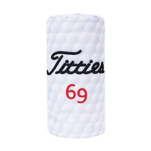 Funny Golf Head Covers - Barrel Style Driver Headcover, Fairway Wood 3 Wood and Hybrid, Putter Covers for Blade and Mallet with 3D Raised Embroidery - Unique Golf Gift & Accessories (Driver)