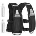 NOOLA Running Vest for Women Men, Lightweight Hydration Vest with Dual 500ML Soft Flasks, Water Backpack Hydration Pack, Adjustable Running Tail Chest Bag for Hiking Race Marathon Cycling (Black)