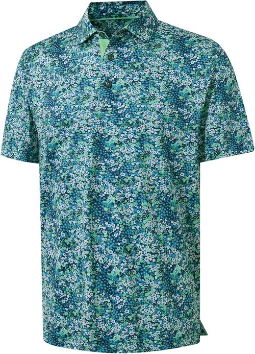 M MAELREG Men's Golf Polo Shirt - Short Sleeve Moisture-Wicking Performance in Stylish Patterns