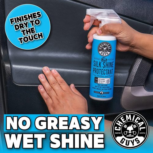 Chemical Guys Silk Shine Tire & Trim Dressing - Non-Greasy Vinyl & Plastic Restorer Spray, 16 fl oz