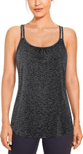 BLEVONH Women's Racerback Workout Tank Top - Loose Fit Yoga Shirt for Running & Gym | Sleeveless Scoop Neck