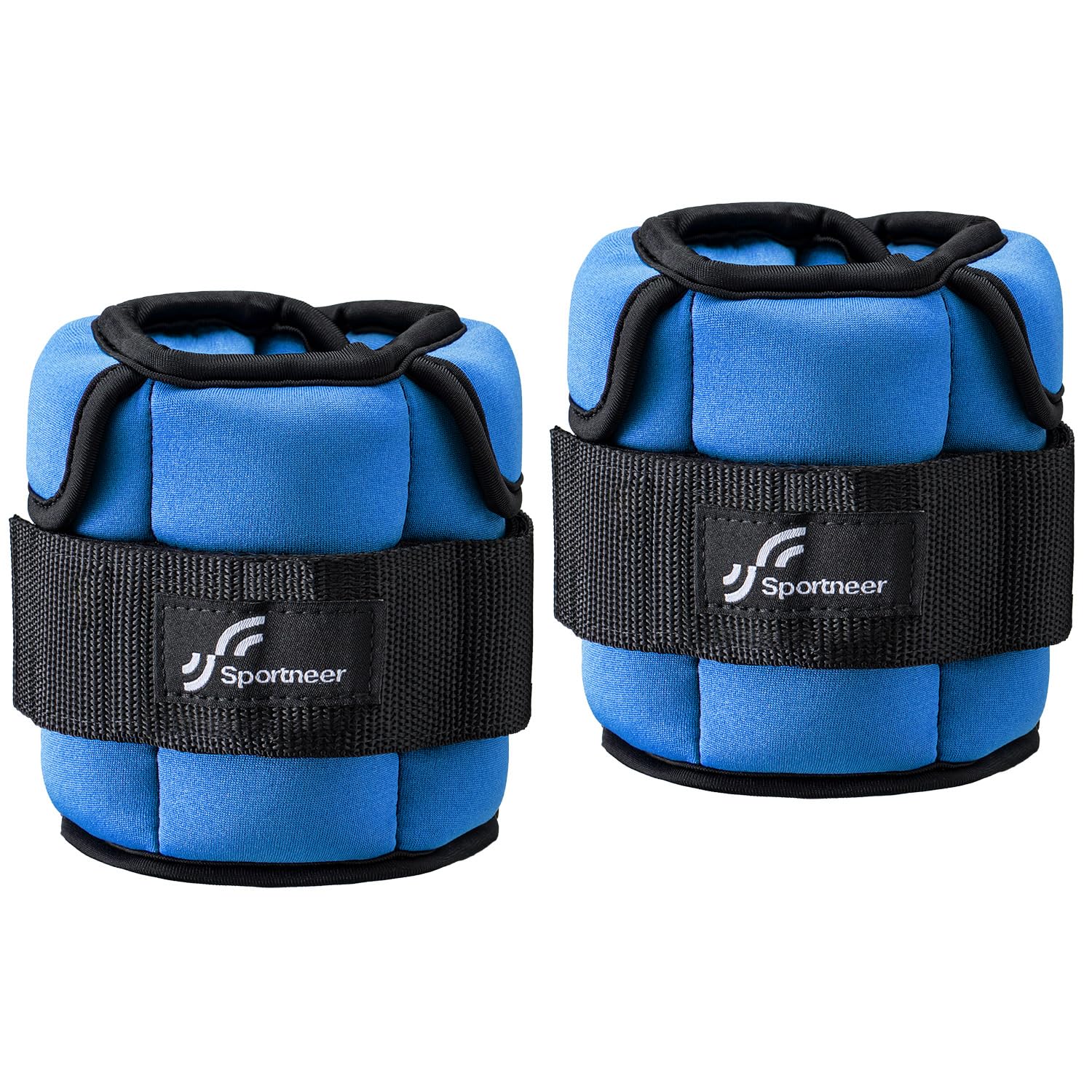 Sportneer Adjustable Ankle Weights for Women and Men：1 Pair 1 2 3 4 6 7 8 10 lbs Upgraded Easily Adjustable Leg Weight, Weighted Wrist Weight Strap for Gym, Fitness, Workout, Walking, Dancing