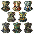 SATINIOR Summer Camo Neck Gaiter UV Protection Cooling Face Mask Sun Hood Bandanas for Men Women Sunscreen Breathable Bandana