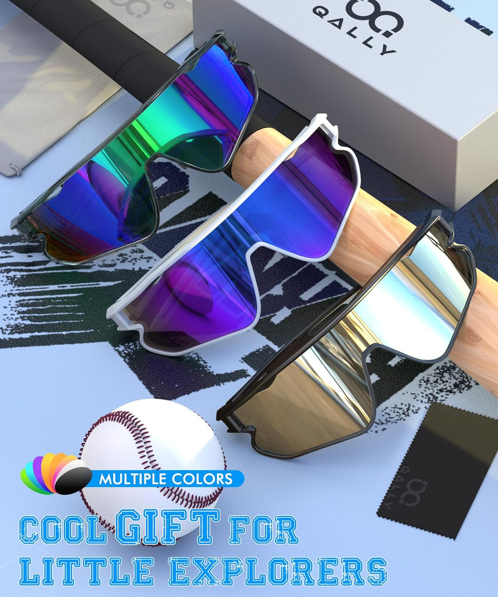Skiennix Kids Sunglasses - UV400 Protection for Boys & Girls Ages 4-14 | Perfect for Sports & Outdoor Activities