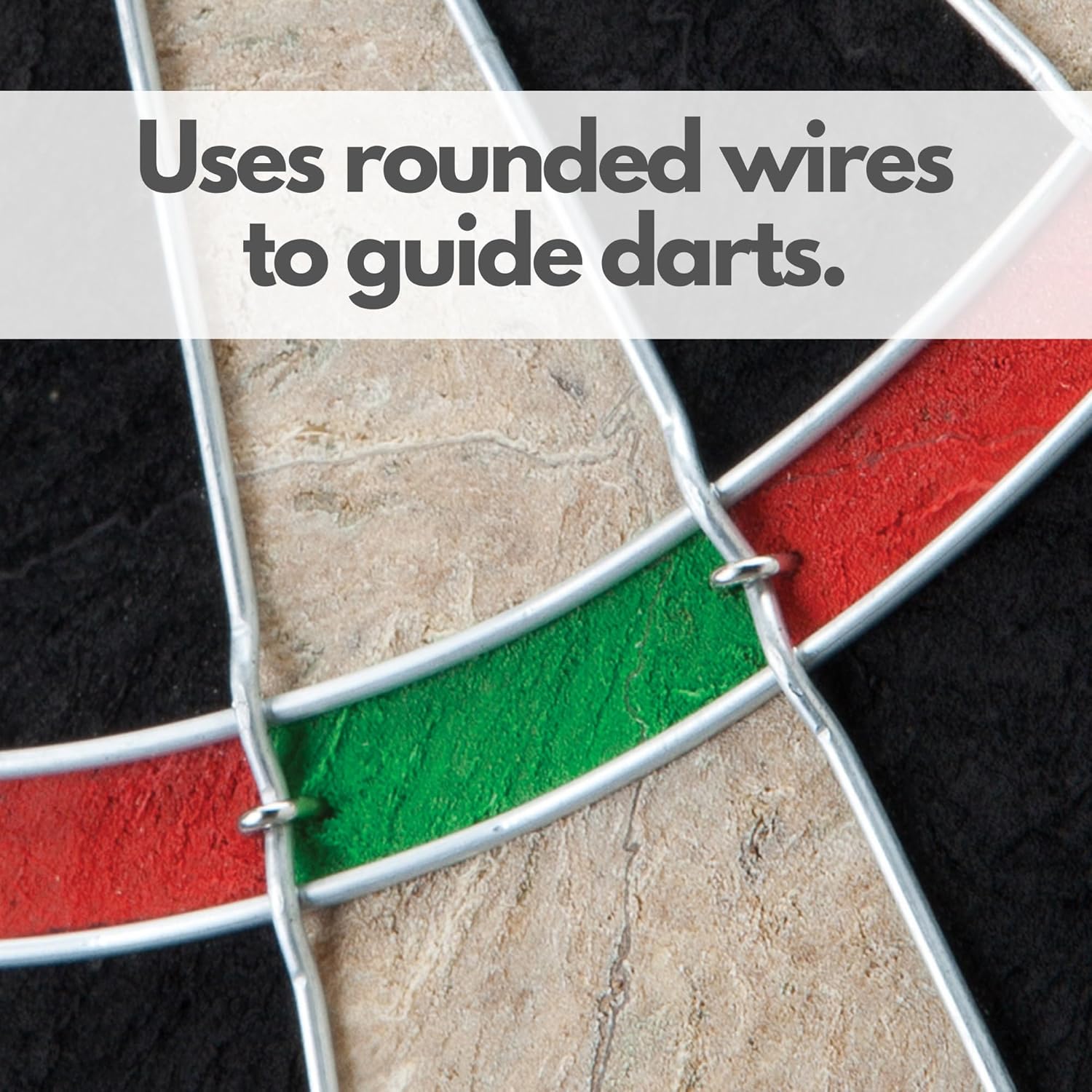 Viper by GLD Products Shot King Dartboard Set - Regulation Bristle Steel Tip with Rotating Number Ring & 6 Darts - Black