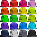 GoodtoU Drawstring Backpack - Lightweight Nylon Cinch Bag for Gym, Travel & School | 60 Pcs, 3.0L, 20 Colors