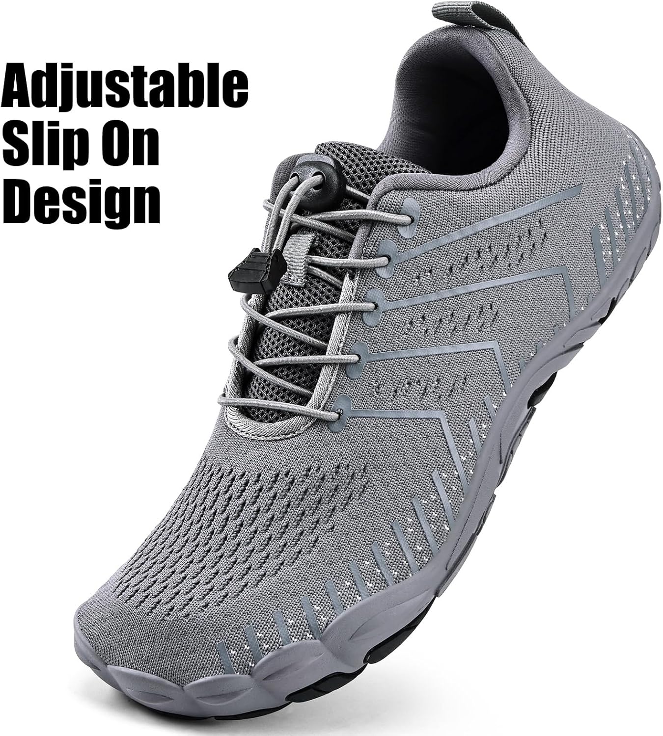 WateLves Water Shoes - Anti-Slip Barefoot Sneakers for Beach & Hiking | Breathable, Wide Toe Design