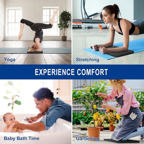 MRO Yoga Knee Pad Cushion - Premium Supportive Knee Pad for Pain-Free Workouts - Extra Padding 24''X10''X0.6''