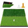 Xamanabu Foldable Golf Hitting Mat with 10mm EVA Base, Premium Dual-Turf Golf Practice Mat for Indoor/Outdoor Training, Simulator Swing and Chipping, Ideal Gift for Golfers, Men, Dad, Husband