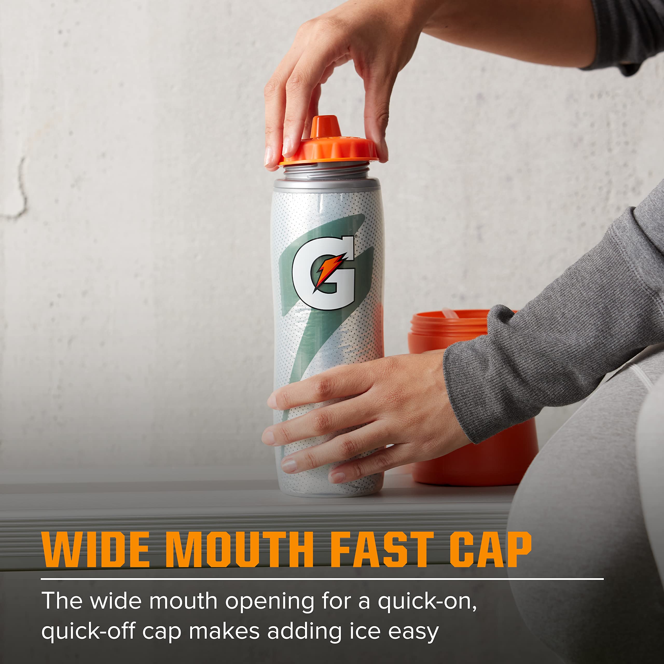 Gatorade Insulated Squeeze Bottle, Blue, 30oz