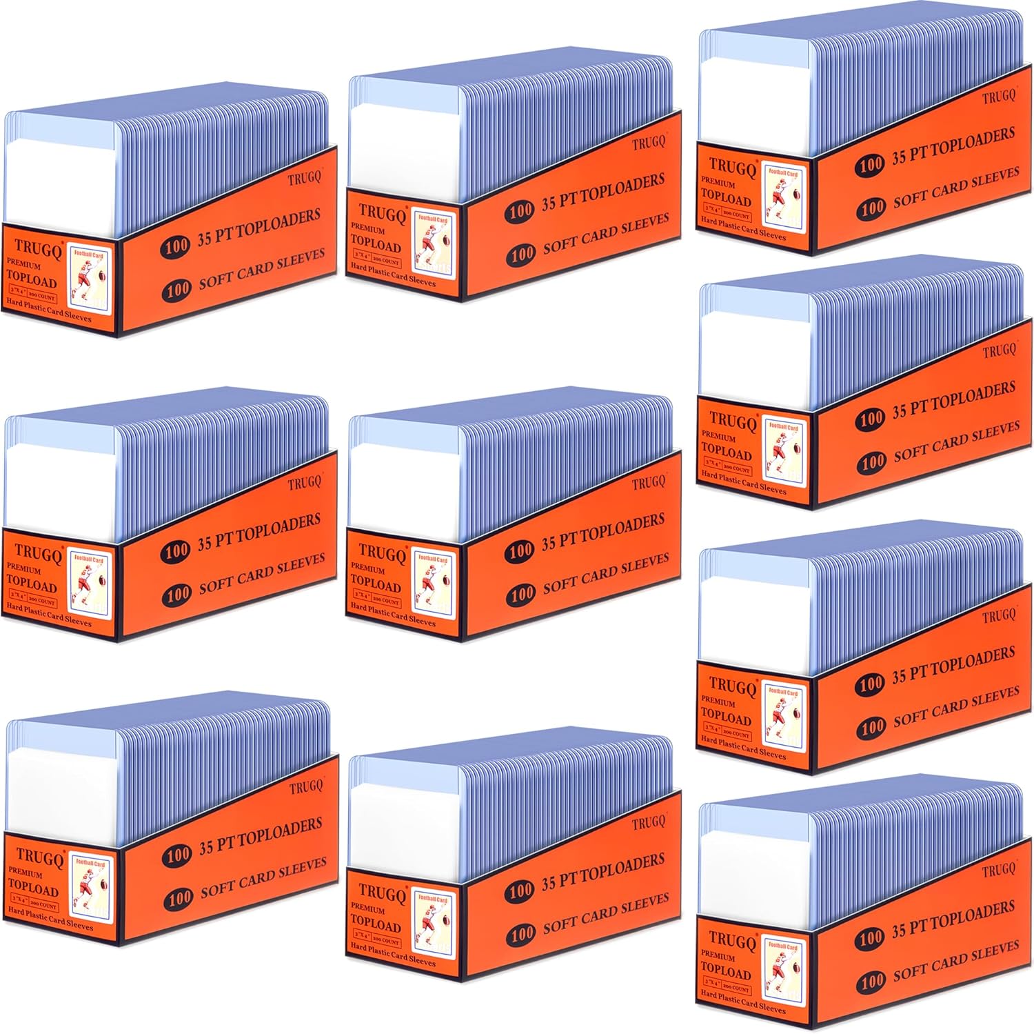 Skiennix 2000 Card Sleeves - Toploaders & Soft Protectors for Trading Cards | 3" x 4" Size