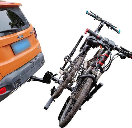 MAXXHAUL 50606 2-Bike Carrier Rack - Heavy-Duty Platform for Standard, Fat Tire & Electric Bikes | 66 lbs Capacity