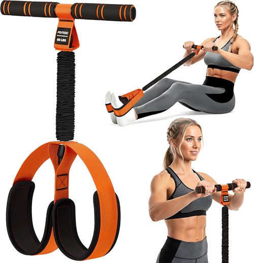 KUTIZE Multifunction Resistance Band - Upgraded Exercise Equipment with Soft Foot Pedal for Full-Body Workouts