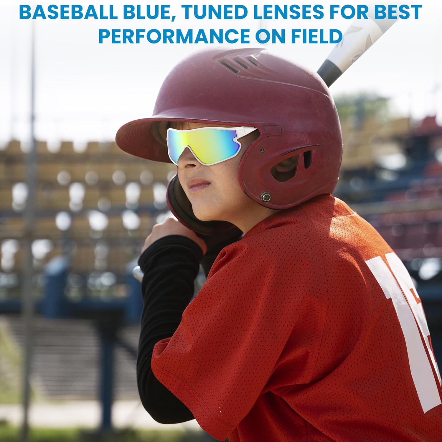 Skiennix Kids Sports Sunglasses - UV400 Protection | Stylish Frames for Boys & Girls
