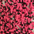 Pride Golf Tee Performance Plastic Golf Tees - 100 Count, 3-1/4 Inch - Citrus Pink - Striped for Consistency - Low Resistance Head Design
