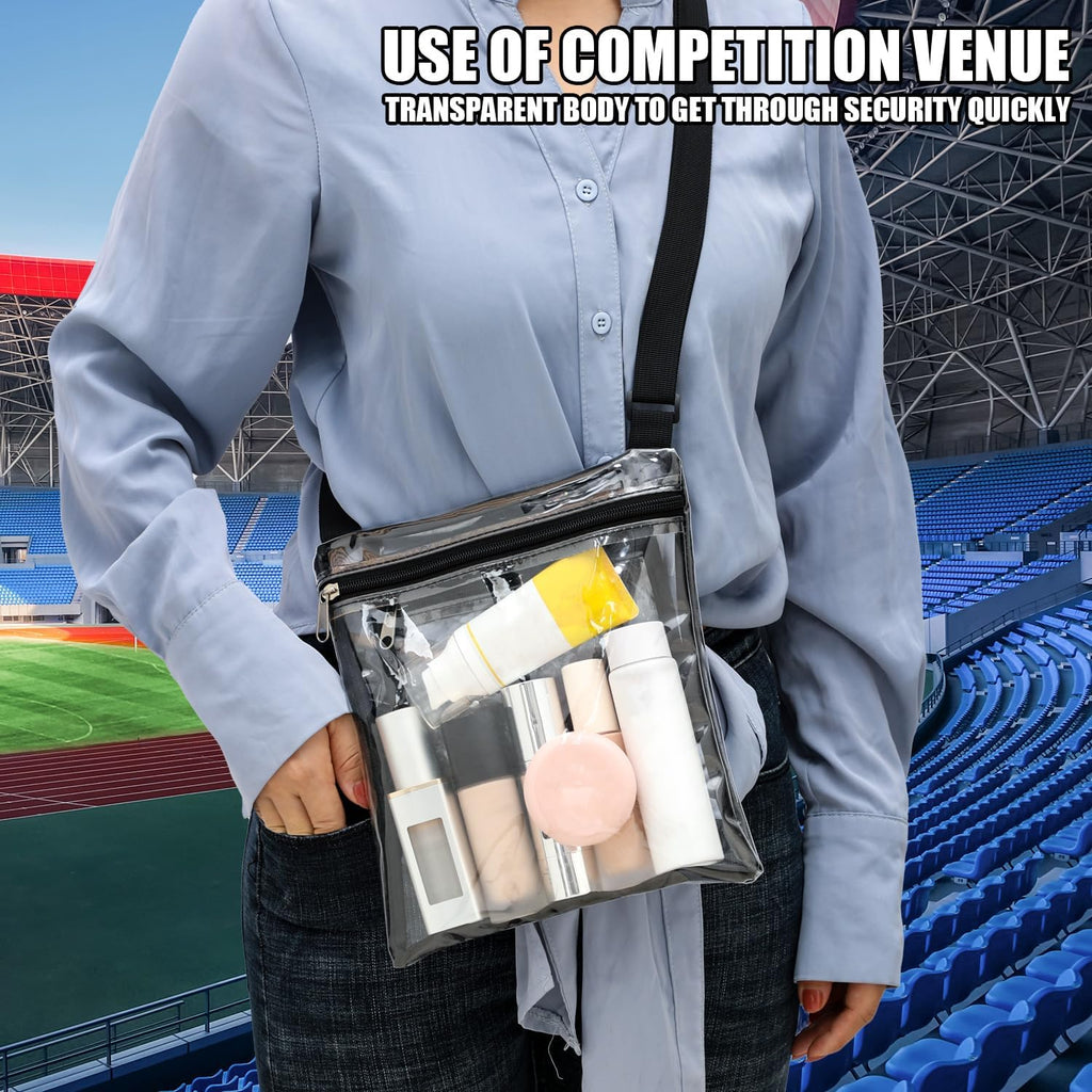 Skiennix Clear Stadium Bag - Durable Transparent Tote for Women | Perfect for Events