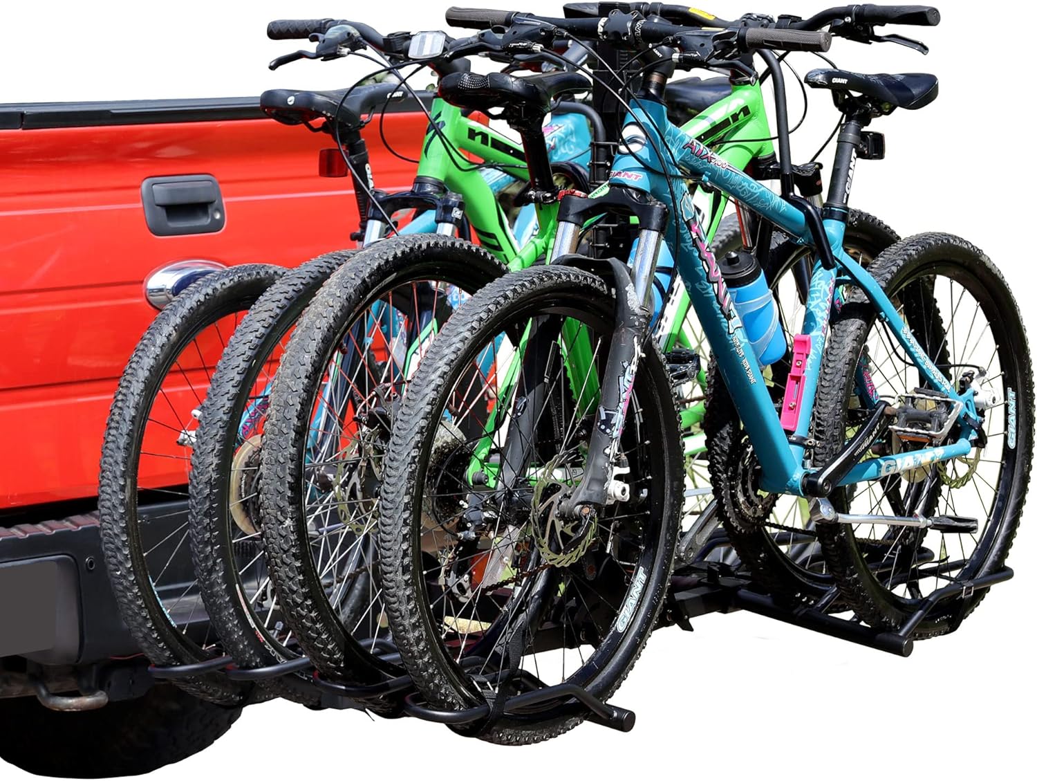 Young 4-Bike Rack - Hitch Mount Platform Carrier for Cars, Trucks & SUVs | 160 lbs Capacity