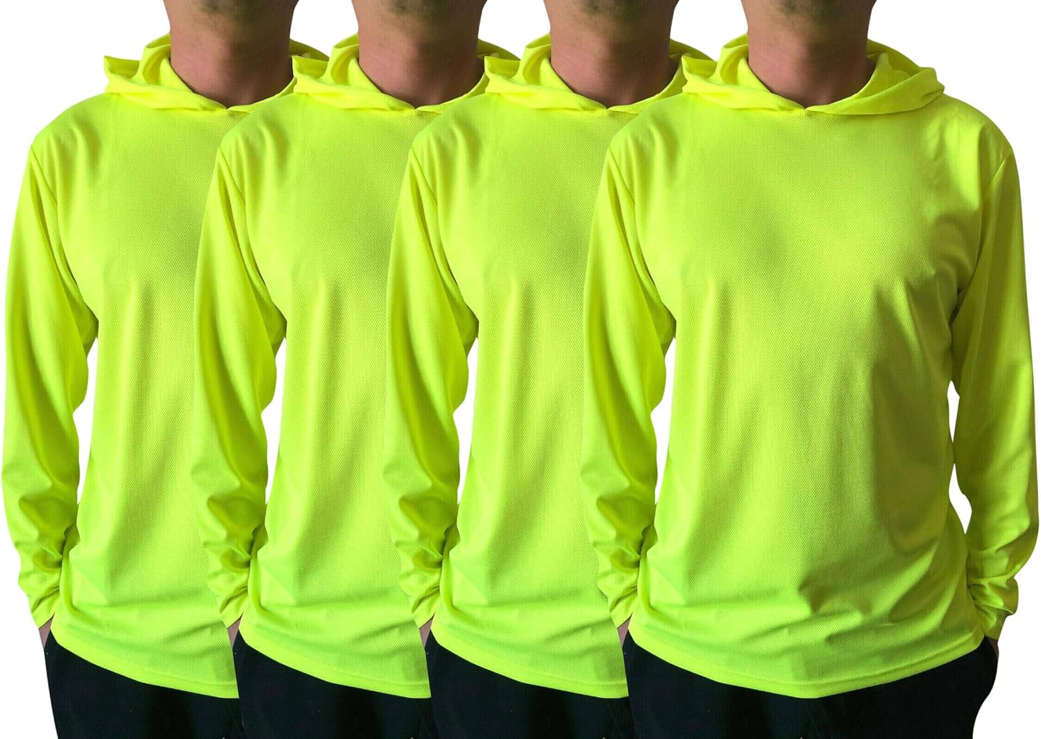 Skiennix Men's Long Sleeve UPF 50+ Sun Protection T-Shirt - Breathable Workout Hoodie