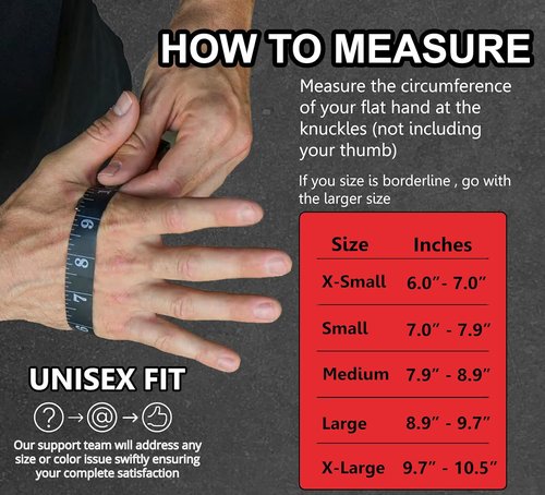 Fitness Force Ventilated Weightlifting Gloves - Fingerless Gym Gloves with Wrist Wraps for Men & Women