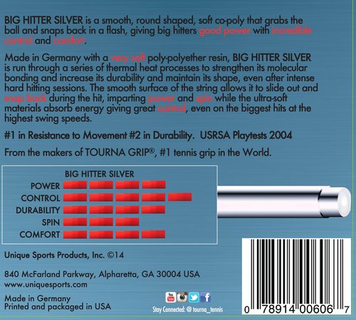 Tourna Big Hitter Silver Co-Poly 16g Reel