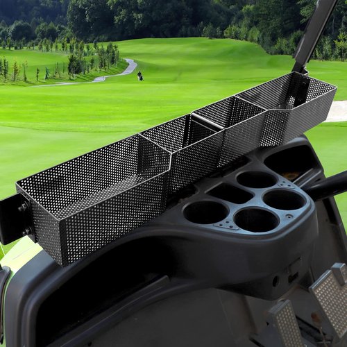 Roykaw Golf Cart Front Inner Basket Dash Storage/Tray Organizer Compatible with Yamaha G29/Drive/Drive 2 Models, Upgrade Larger Compartments & More Sturdy and Durable