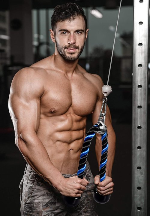 Deluxe Tricep Rope - Easy Grip Non-Slip Cable Attachment for Gym Workouts | 27 & 36 Inch Length