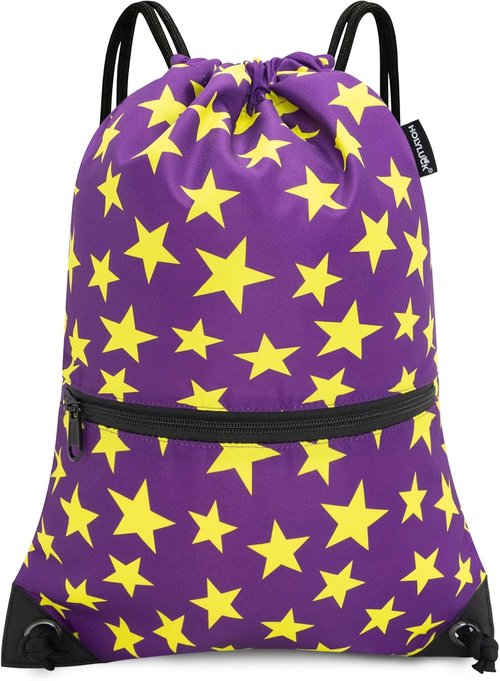 HOLYLUCK Drawstring Backpack - Lightweight Sport Gym Sackpack for Easy Carrying | Versatile Design