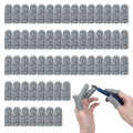 60 pcs Finger Cots Cut Resistant Protector Cut-Resistant Finger Covers, Anti-Cut Fingertips Finger Protection Cots for Peaked Tools DIY Working Building Kitchen Cutter Cooking, Breathable & Reusable