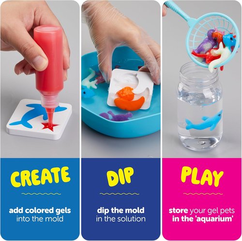 Dan&Darci Aqua Fairy Water Gel Kit - DIY Squishy Maker Set for Kids | Perfect Easter Gift