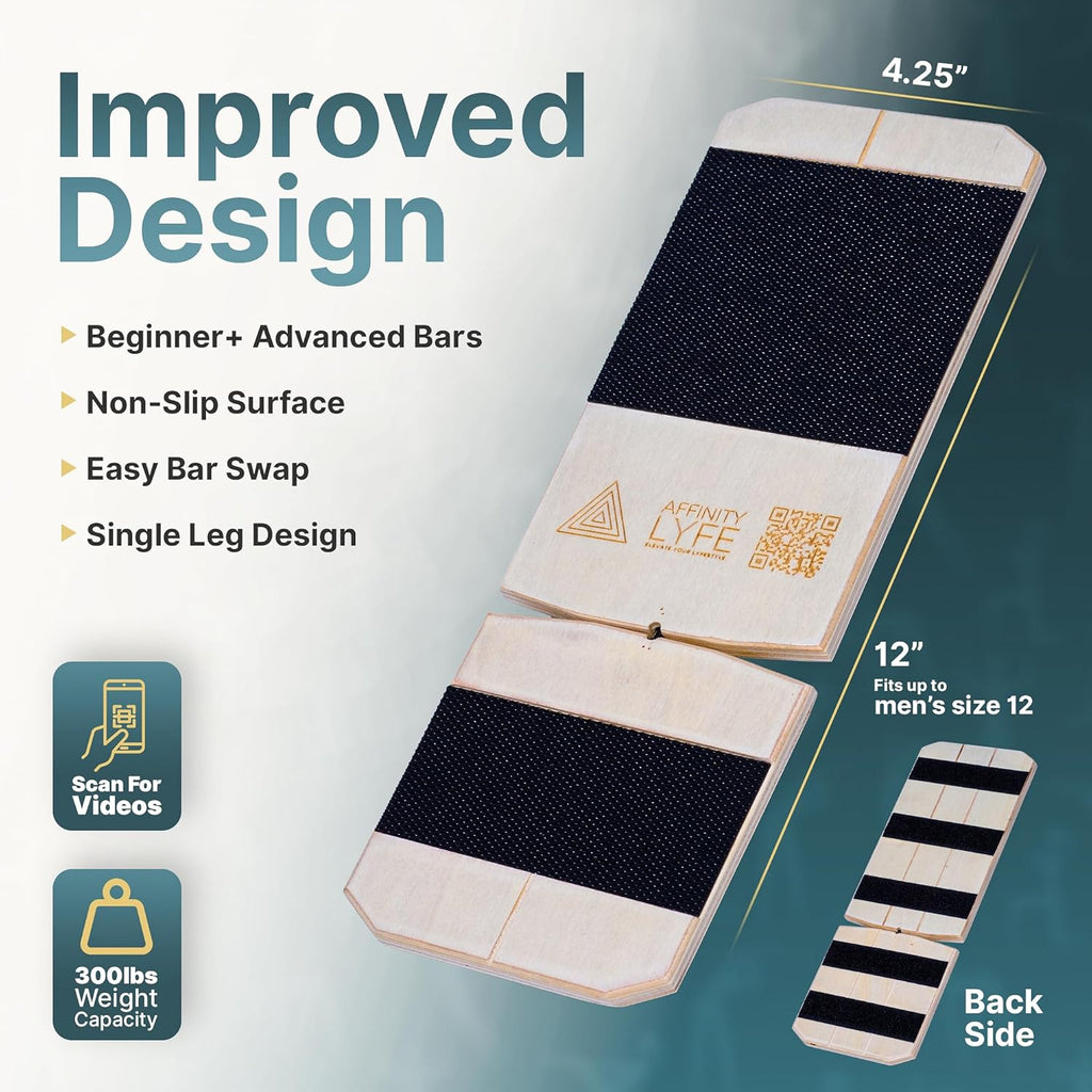 Skiennix Ankle Strengthener & Balance Trainer - Dual Difficulty Levels for Injury Recovery | HSA FSA Approved