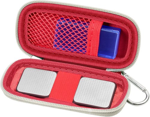 AliveCor Heart Monitor Case - Compatible with Kardia Mobile ECG & KardiaMobile 6L | Red