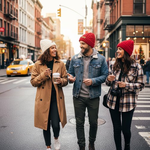 H.SeraMoose Winter Hats for Women Cable Knit Chunky Skull Cap Fleece Lined Thick Fold Cuff Beanie hat (Wheat Spike,Red)