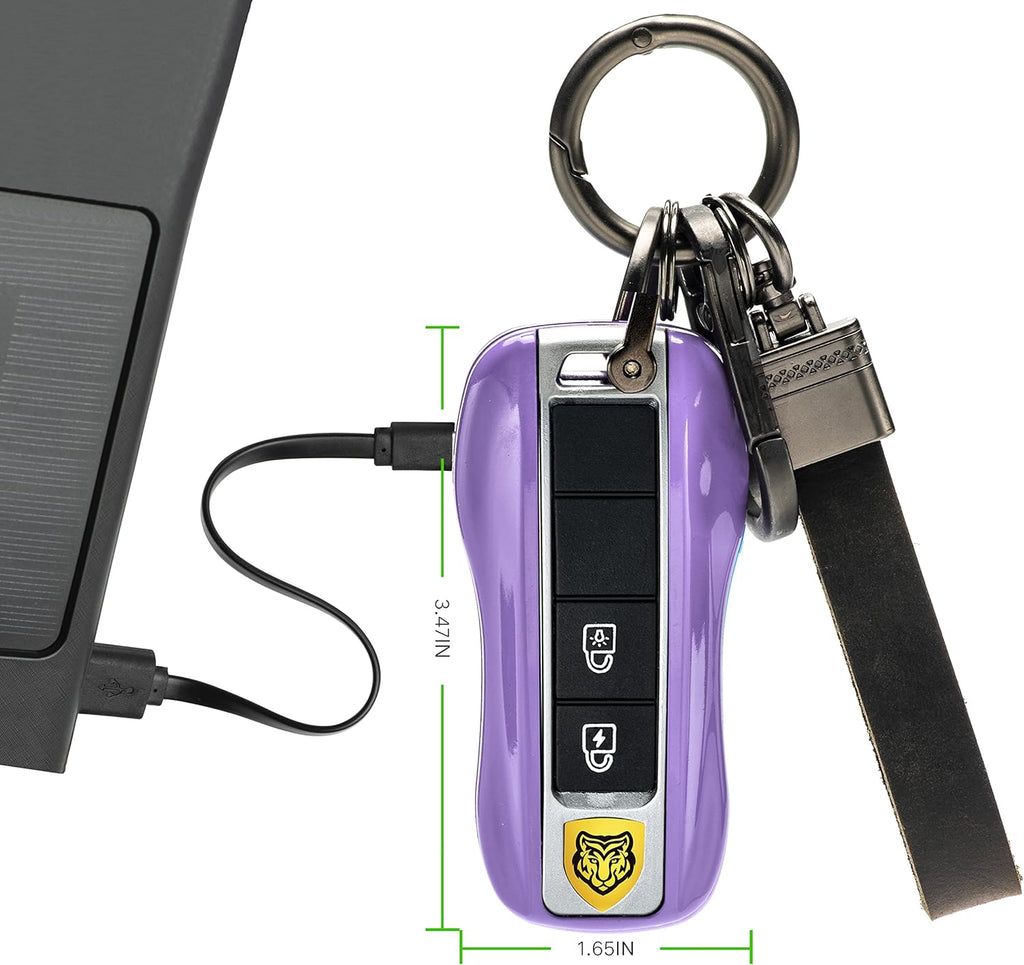 Skiennix Rechargeable Stun Gun - Self-Defense with LED Flashlight for Women | Compact & Powerful