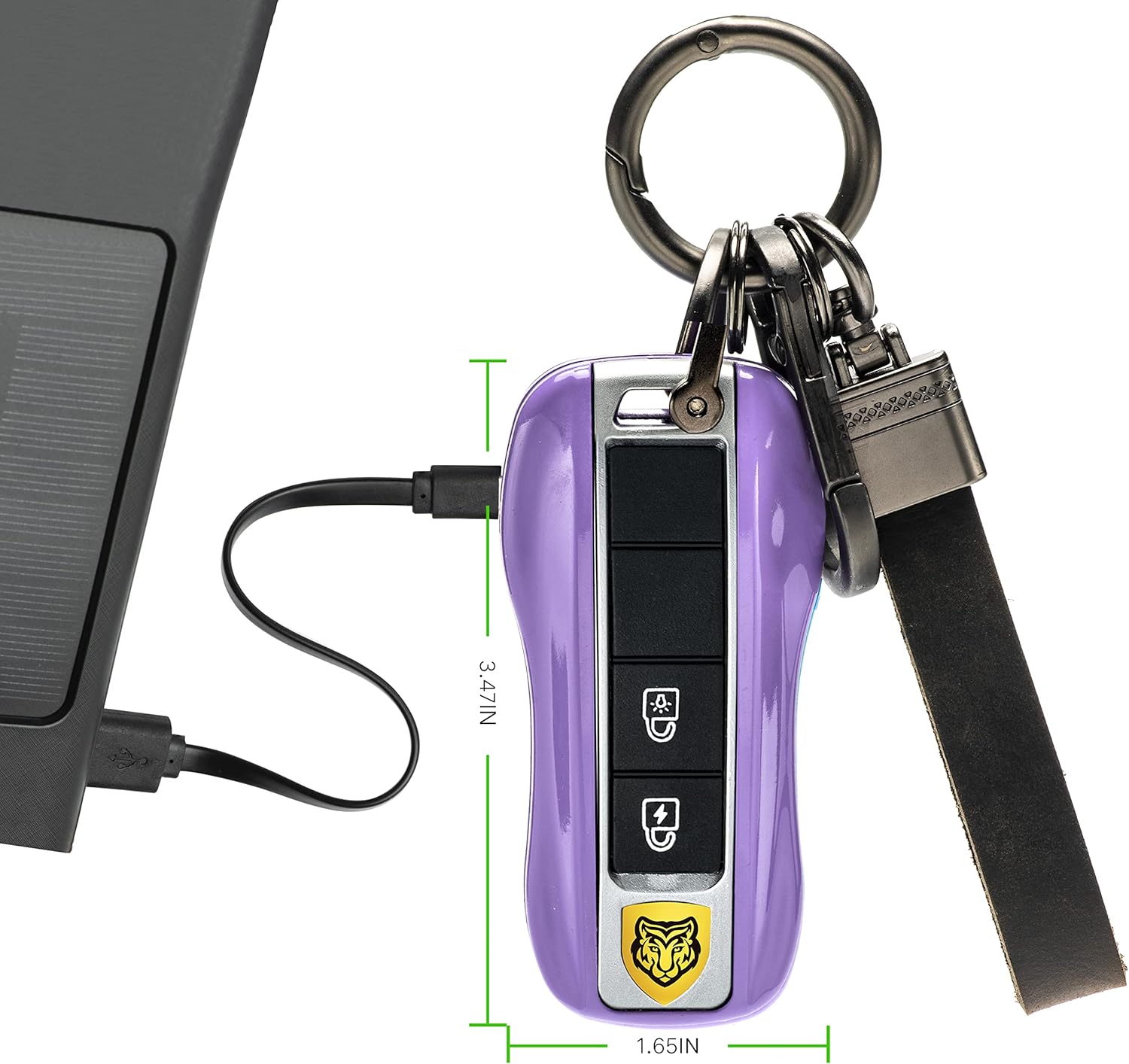 Skiennix Rechargeable Stun Gun - Self-Defense with LED Flashlight for Women | Compact & Powerful