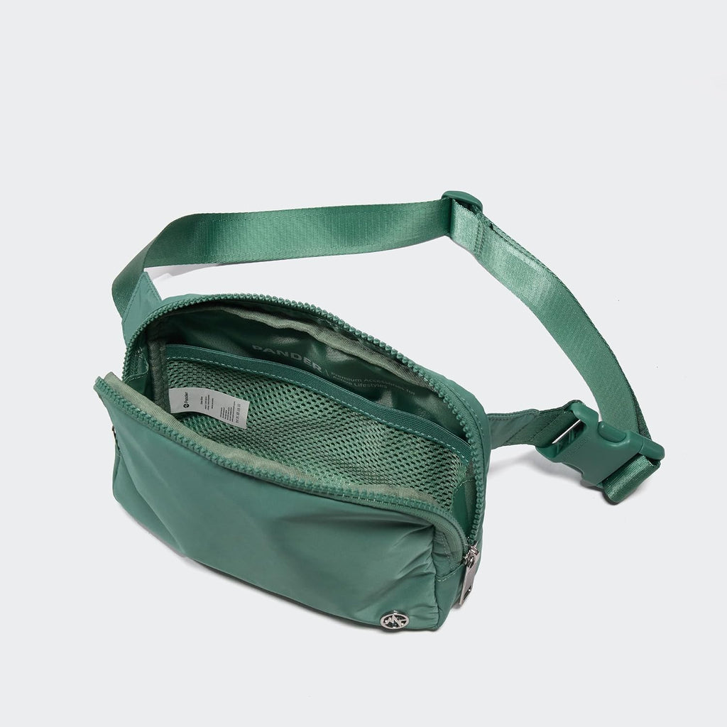 Pander Belt Bag - Large 2L Nylon Fanny Pack for Men & Women | Adjustable Strap Included