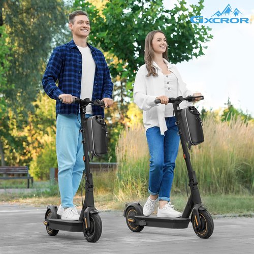 GXCROR Electric Scooter Bag 2L Large Capacity, Waterproof Front Hanging Storage Bag, Portable Handlebar Bag for Carrying Phone, Bottle, Charger Tools