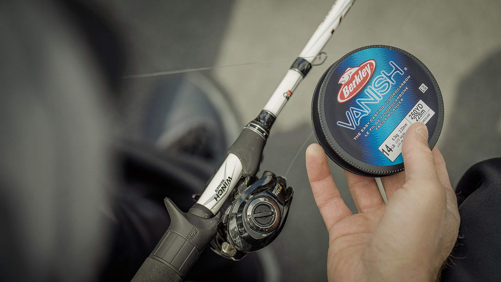 Berkley Vanish®, Clear, 2lb | 0.9kg, 110yd | 100m Fluorocarbon Fishing Line, Suitable for Saltwater and Freshwater Environments