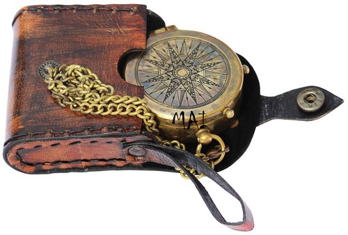 Pocket Compass for Hiking, Survival Instrument Antique “So You Can Always Find Your Way Back Home” Engraved Camping Pocket Nautical Vintage Navigation Outdoor by MAI
