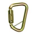 Auto Locking Carabiner 50KN- Fusion Climb® Tacoma- Professional Rock Climbing Carabiner- Heavy Duty Steel- Auto Locking Carabiner for Climbing, Rappelling, D Shaped, Captive Pin- UIAA