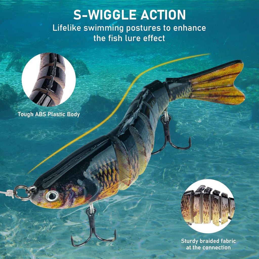 THKFISH Fishing Lures Kit - 19PCS Tackle Box for Freshwater Bass, Trout & More | Perfect Gift for Anglers