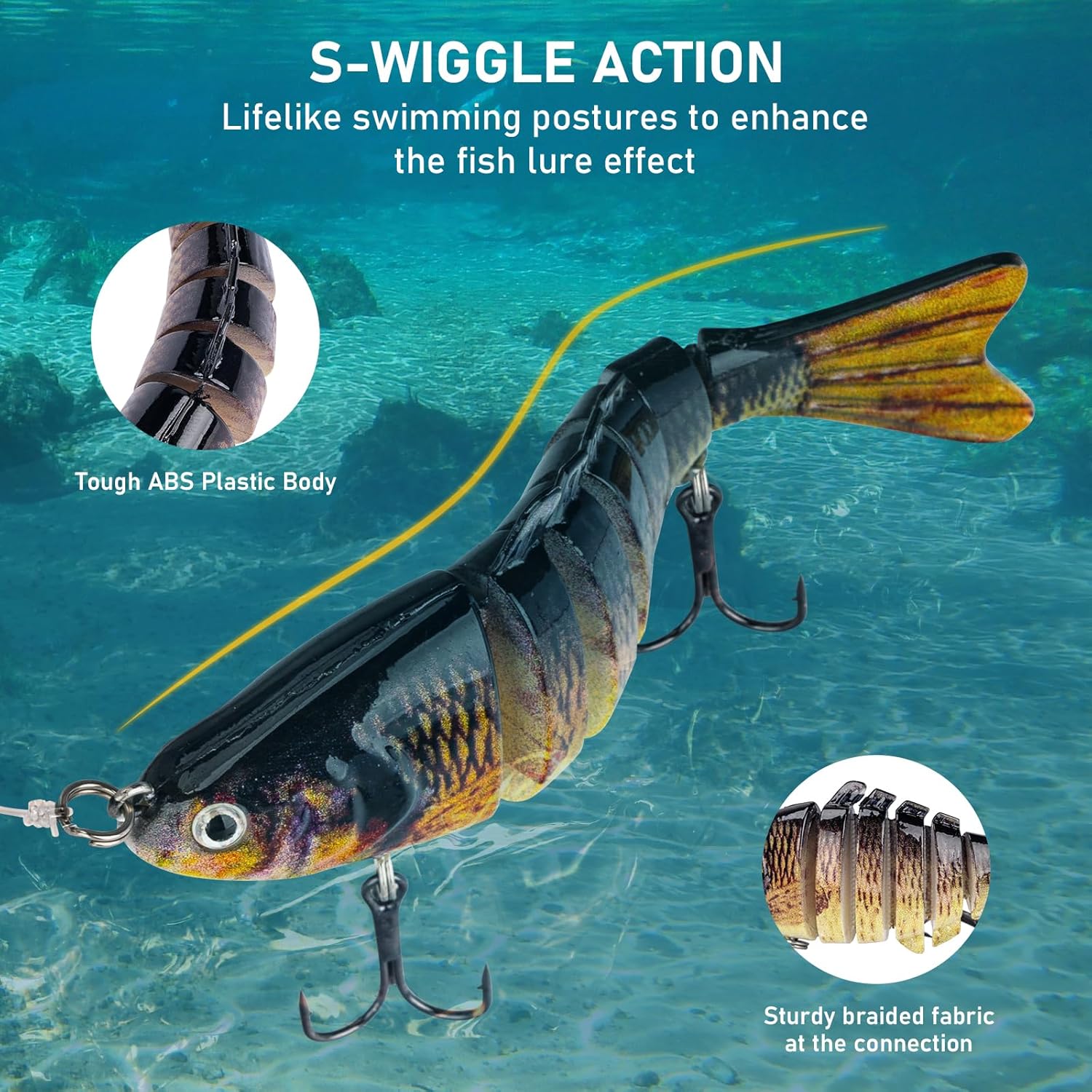 THKFISH Fishing Lures Kit - 19PCS Tackle Box for Freshwater Bass, Trout & More | Perfect Gift for Anglers